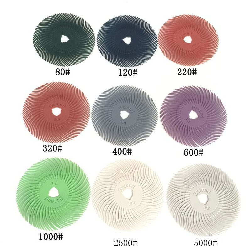 3 inch RADIAL BRISTLE DISCS