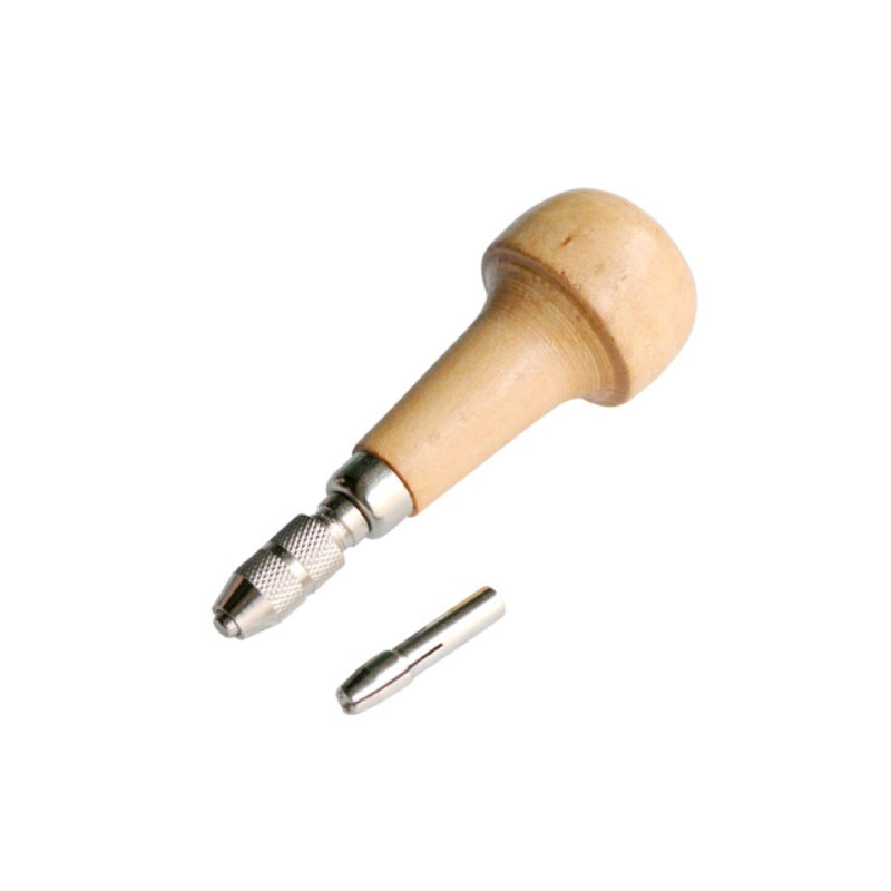 VISE PIN / MILLGRAIN WOOD HANDLE