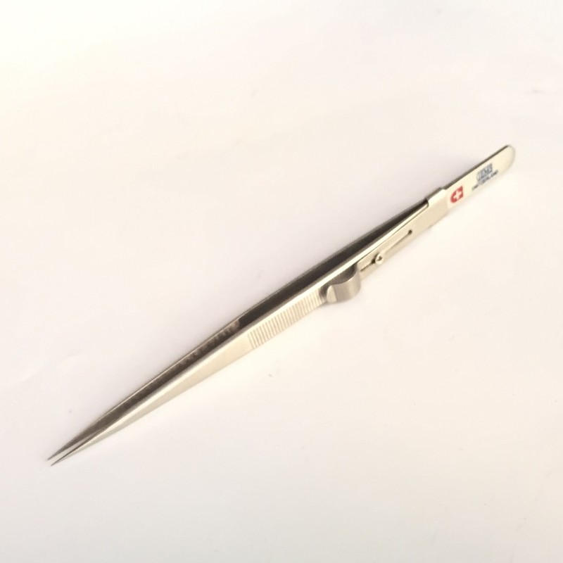 Swiss Gem Tweezers with Lock