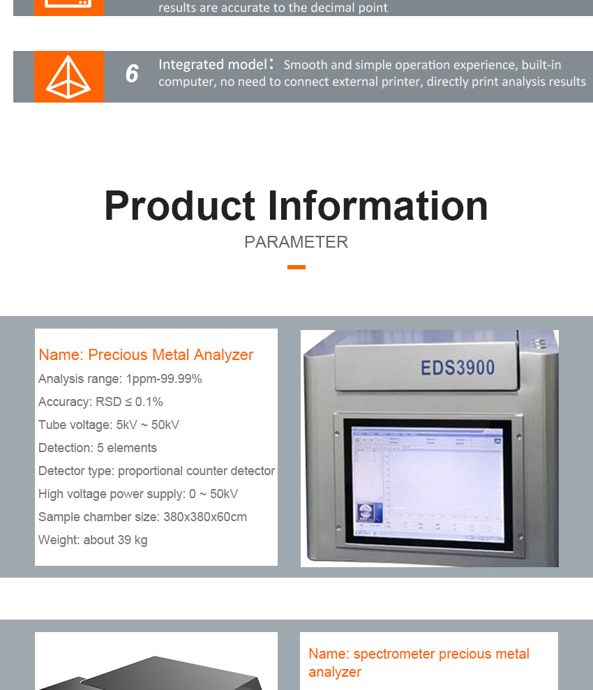 Precious Metal Analyzer (Si-Pin Detector)