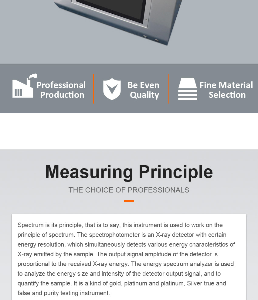 XRF Gold Tester Spectrometer (SDD Detector)