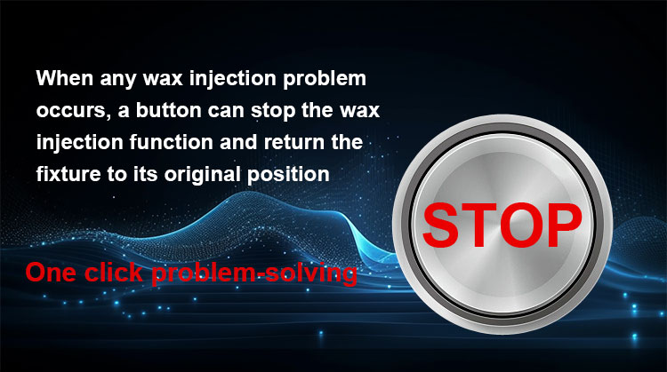 Smart Vacuum Wax Injector Touch Panel