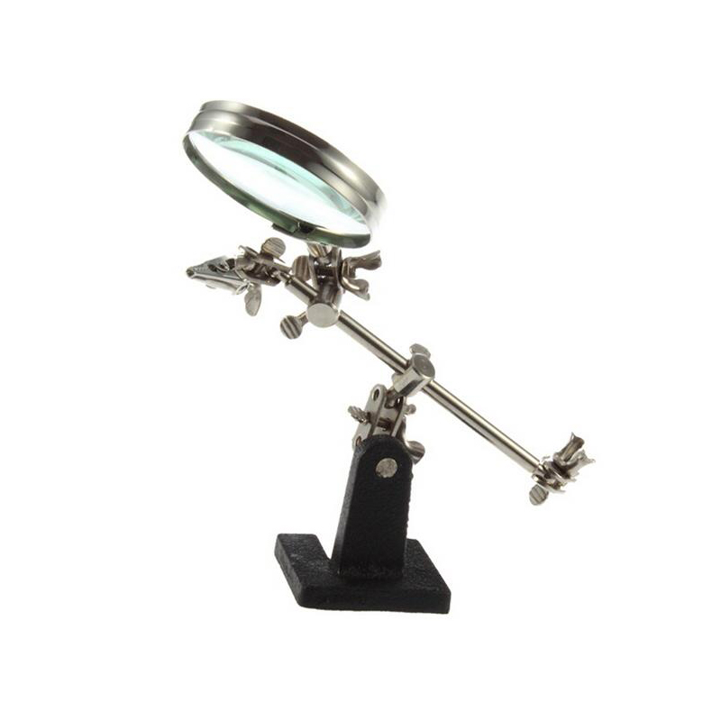 Third-Hand Tool with Magnifier